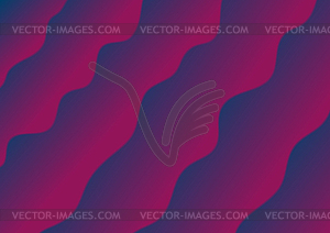 Abstract retro blue and purple wavy background - vector clip art