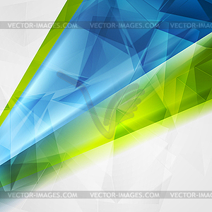 Abstract technical bright polygonal background - vector image