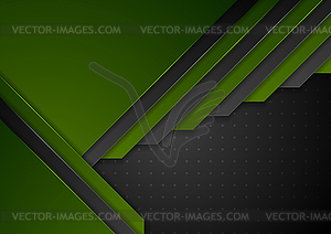 Green and black abstract material corporate - vector clipart