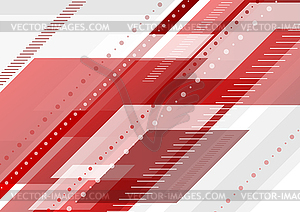 Red and grey tech minimal background - royalty-free vector image