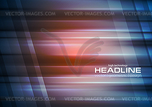 Red and blue technology futuristic background - vector image