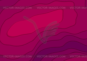Pink purple corporate material wavy abstract - vector image