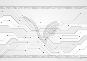 Технология серый футуристический концепции абстрактный фон - рисунок в векторе