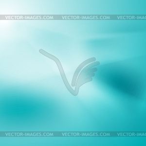 Cyan turquoise abstract soft gradient background - vector image