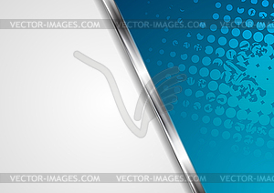 Blue grunge abstract corporate background - vector clip art