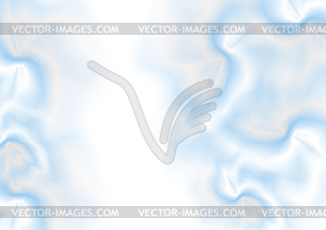 Abstract flowing light blue iridescent gradient - vector clipart