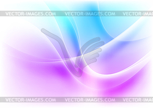 Blue purple abstract blurred wavy pattern design - vector image