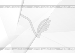 Abstract grey hi-tech polygonal corporate background - royalty-free vector clipart