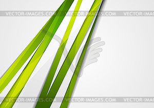 Bright green abstract stripes corporate background - vector clipart