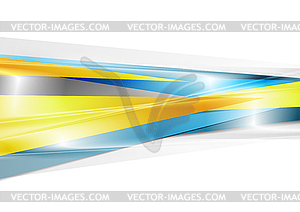 Bright glossy stripes abstract background - vector clip art