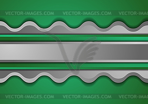 Abstract wavy corporate modern background - vector image