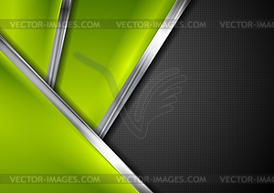 Abstract tech modern background with metallic - vector clipart