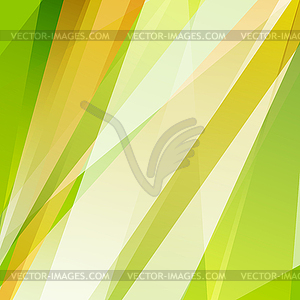 Green orange summer shiny stripes background - vector image