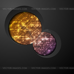 Abstract shiny technical corporate background - vector EPS clipart