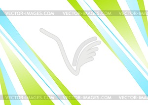 Blue green abstract minimal background - vector image