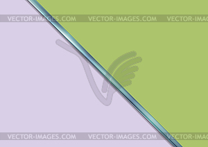 Green and lilac abstract minimal corporate - royalty-free vector image