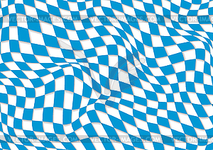 Oktoberfest abstract geometric wavy pattern - vector clip art
