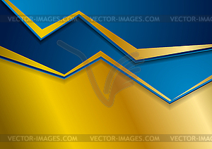 Bronze and blue abstract corporate background - vector clipart