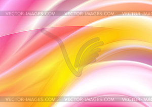 Colorful smooth blurred waves background - vector clipart