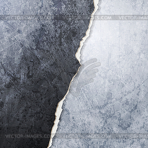 Abstract grunge broken wall design - vector clipart
