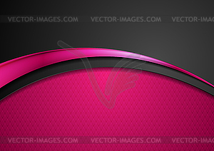 Purple and black abstract background with glossy - vector clipart