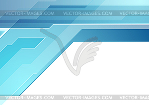 Abstract blue hi-tech minimal background - vector image