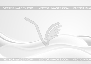 White abstract winter snowdrifts wavy background - vector clipart