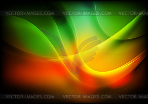 Colorful abstract smooth blurred waves background - vector clipart