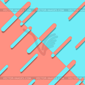Bright abstract retro minimal geometric background - vector clipart