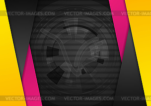 Abstract technology colorful corporate background - vector clip art