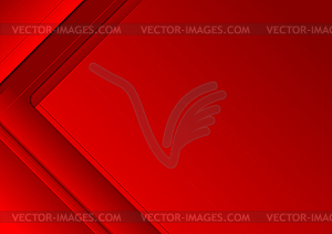 Bright red abstract corporate material background - vector image