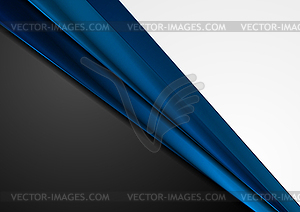 Grey, black and dark blue abstract corporate - vector image