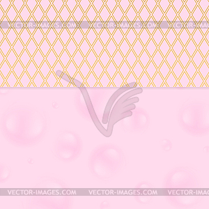 Pink and golden abstract corporate design pattern - vector clip art