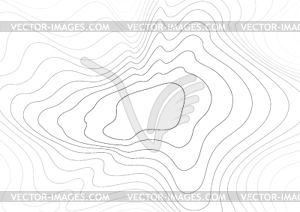 Abstract black curved wavy pattern background - vector clip art