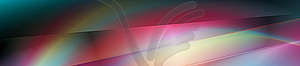 Dark colorful smooth gradient abstract banner - vector clipart / vector image