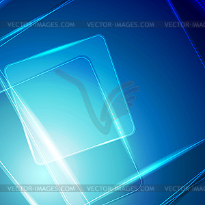 Abstract bright shiny geometric tech background - vector clipart