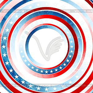 Grunge concept USA flag abstract background - vector clip art