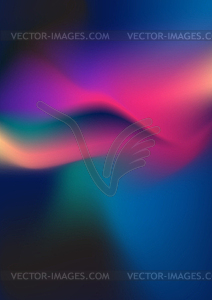 Abstract colorful liquid waves futuristic background - vector image