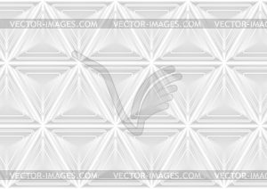 Light grey 3d polygonal abstract background - vector clipart