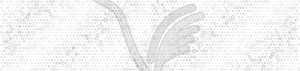 White and grey dots abstract technology background - white & black vector clipart