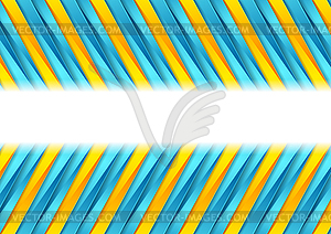 Vibrant tech abstract corporate arrows geometric - vector image