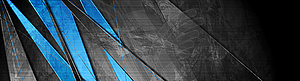 Blue and grey stripes grunge abstract tech corporat - vector clipart / vector image