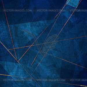 Dark blue grunge corporate abstract background - vector clipart