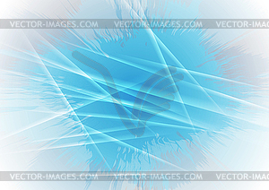 Concept blue background with grunge blot and - vector image