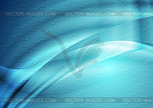 Abstract concept background with blurred waves - vector clipart