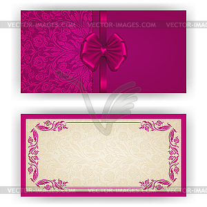 Elegant template for invitation, card - vector clipart