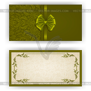 Elegant template for luxury invitation - vector image