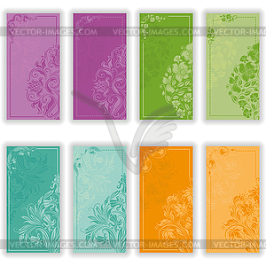 Template design for invitation - vector image