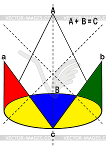 Геометрический рисунок - векторный клипарт EPS