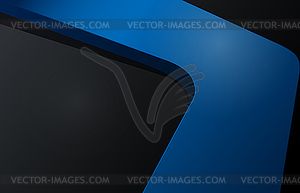 Abstract volumetric background blue - vector clip art